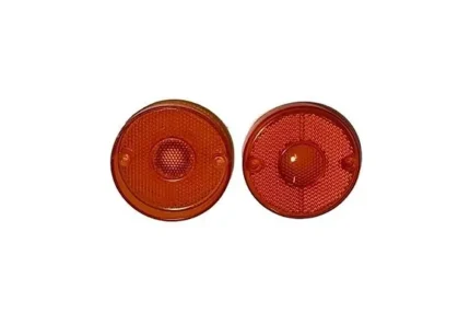 Lente lanterna Lateral Randon 88MM Ambar